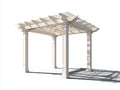 Pavillon Holzrahmen mit Pergoladach 320x300x250 cm - Cremeweiß - klassisches Design
