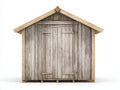 Gartenhäuser 260x220x245 cm - Holz in Naturgrau und Braun - rustikales Gerätehaus