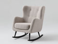 Schaukelstühle Stoff 82 x 78 x 105 cm - Beige - für Wohnzimmer modernes Design