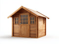 Gartenhäuser Holz 250x220x240 cm - Naturholz - klassisches Gartenhaus für Außenbereich